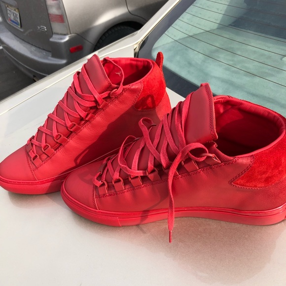 balenciaga red bottoms