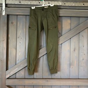 Jolt Green Cargo Joggers
