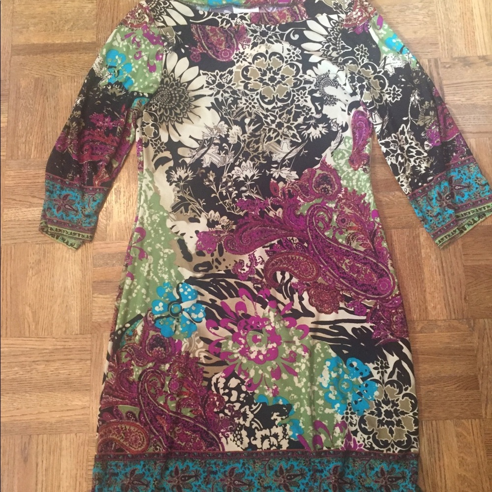 Multicolored Dress size S new with tags