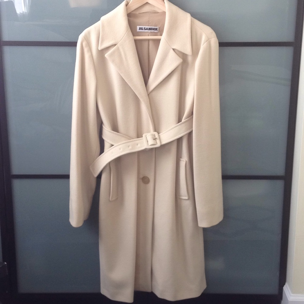 Jil Sander Wool Cashmere Blend Coat - Size 4