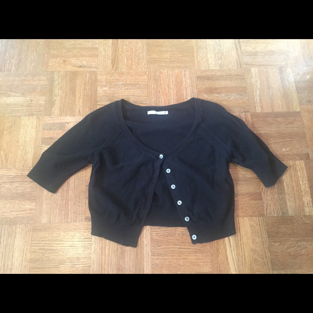 Black cardigan size M (fits small)