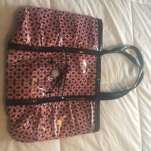 Vera Bradley waterproof patterned tote bag