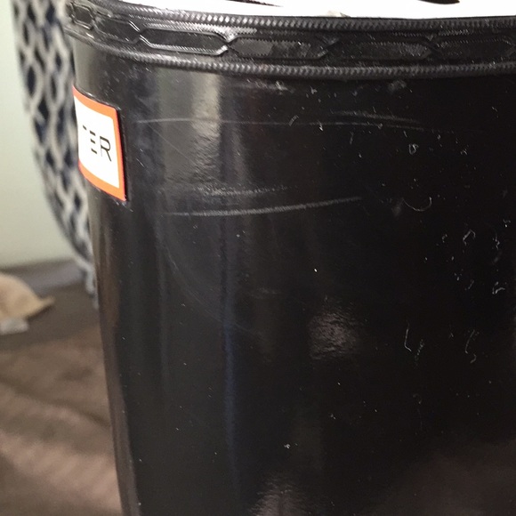 HIGH GLOSS ADJUSTABLE HUNTER BOOTS - BLACK - Picture 5 of 8