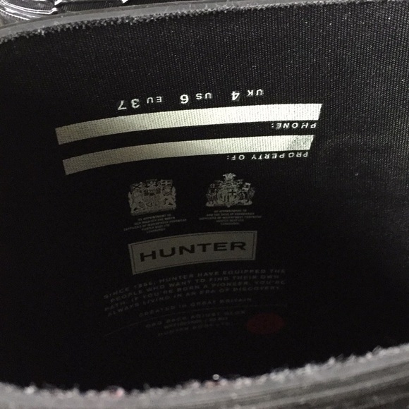 HIGH GLOSS ADJUSTABLE HUNTER BOOTS - BLACK - Picture 6 of 8