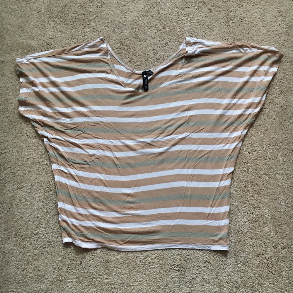 Slouchy Striped Tee