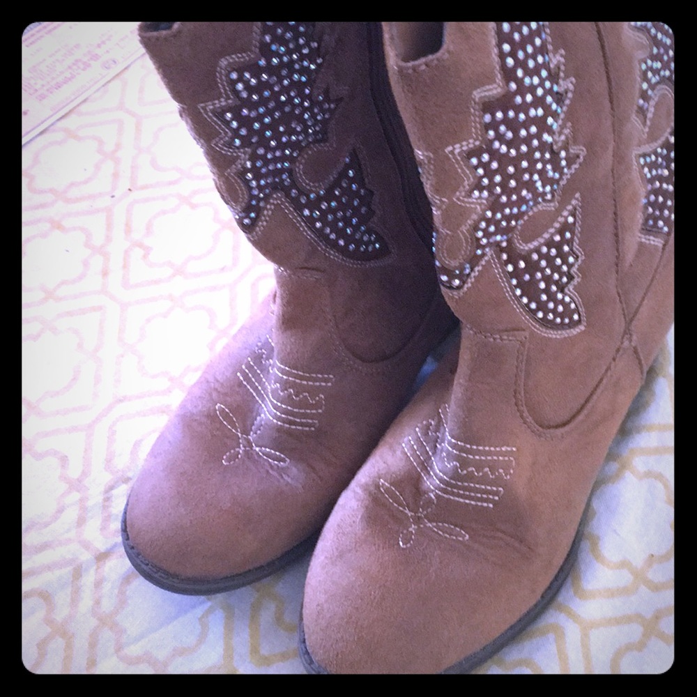 Rhinestone Cowboy Boots for Girls