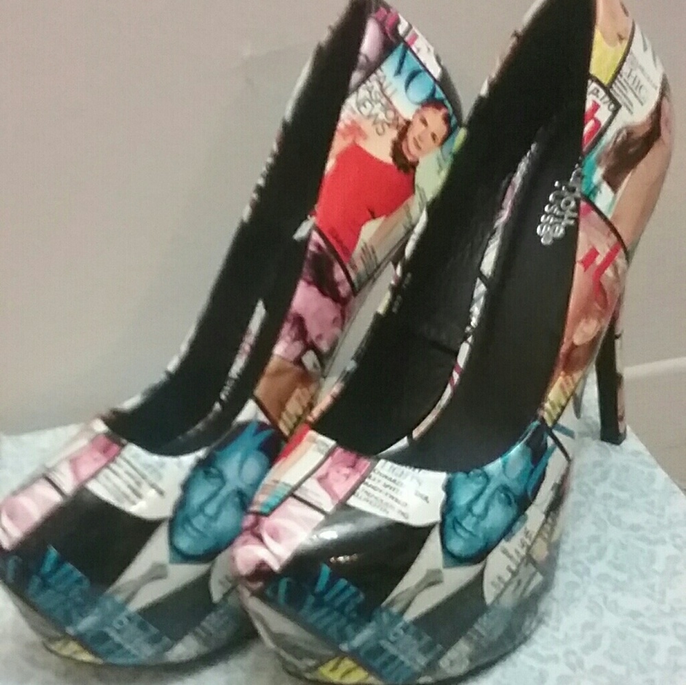 Magazine Collage Heels