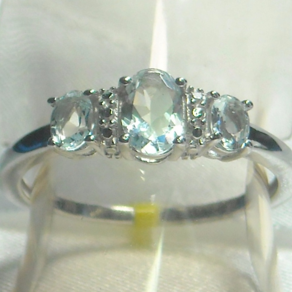 NWT Natural Aquamarine Ring - Picture 2 of 5