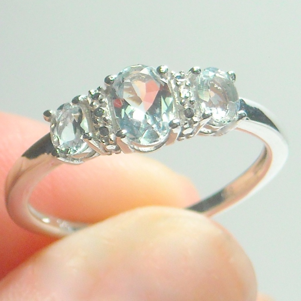 NWT Natural Aquamarine Ring - Picture 1 of 5