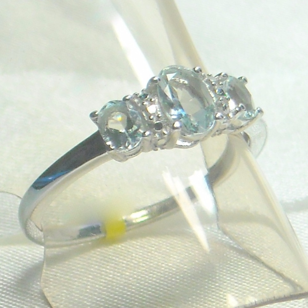NWT Natural Aquamarine Ring - Picture 3 of 5