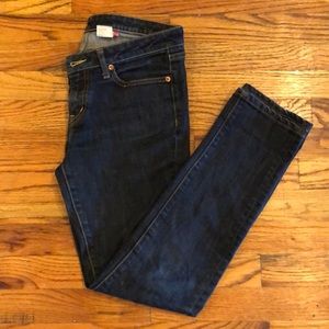Uniqlo 99% Cotton Dark Wash Jeans