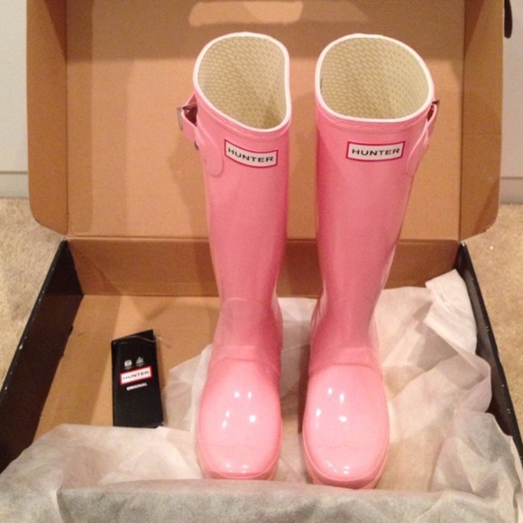 💌Host Pick 💌 NWT Hunter Pink Tall Rain Boots - Picture 4 of 4