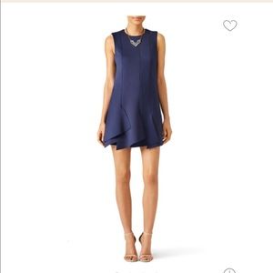 TIBI NAVY MINI DRESS
