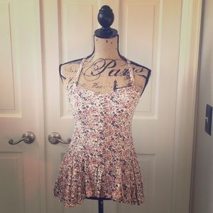 Free People Flowy Floral Tank