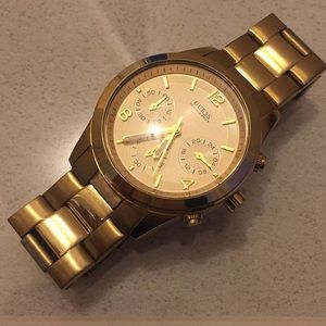 Gold Guess Women's Watch