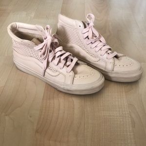 Blush Pink High Top Vans