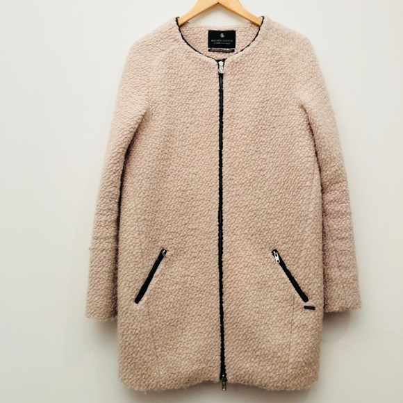 Maison Scotch Jackets & Blazers - Maison Scotch Pea Coat in soft pink EUC M