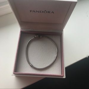 Pandora Sterling Silver Bracelet - 7.1”