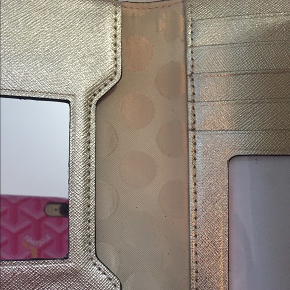 KATE SPADE gold leather wristlet - Picture 5 of 5
