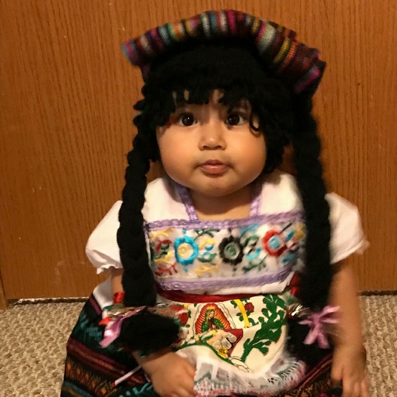 DOUBLE BRAIDS CROCHET HAT - Picture 2 of 3