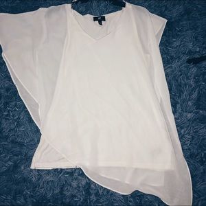 IZ Byer V-Neck Sheer Overlay Blouse W/ Under Tank