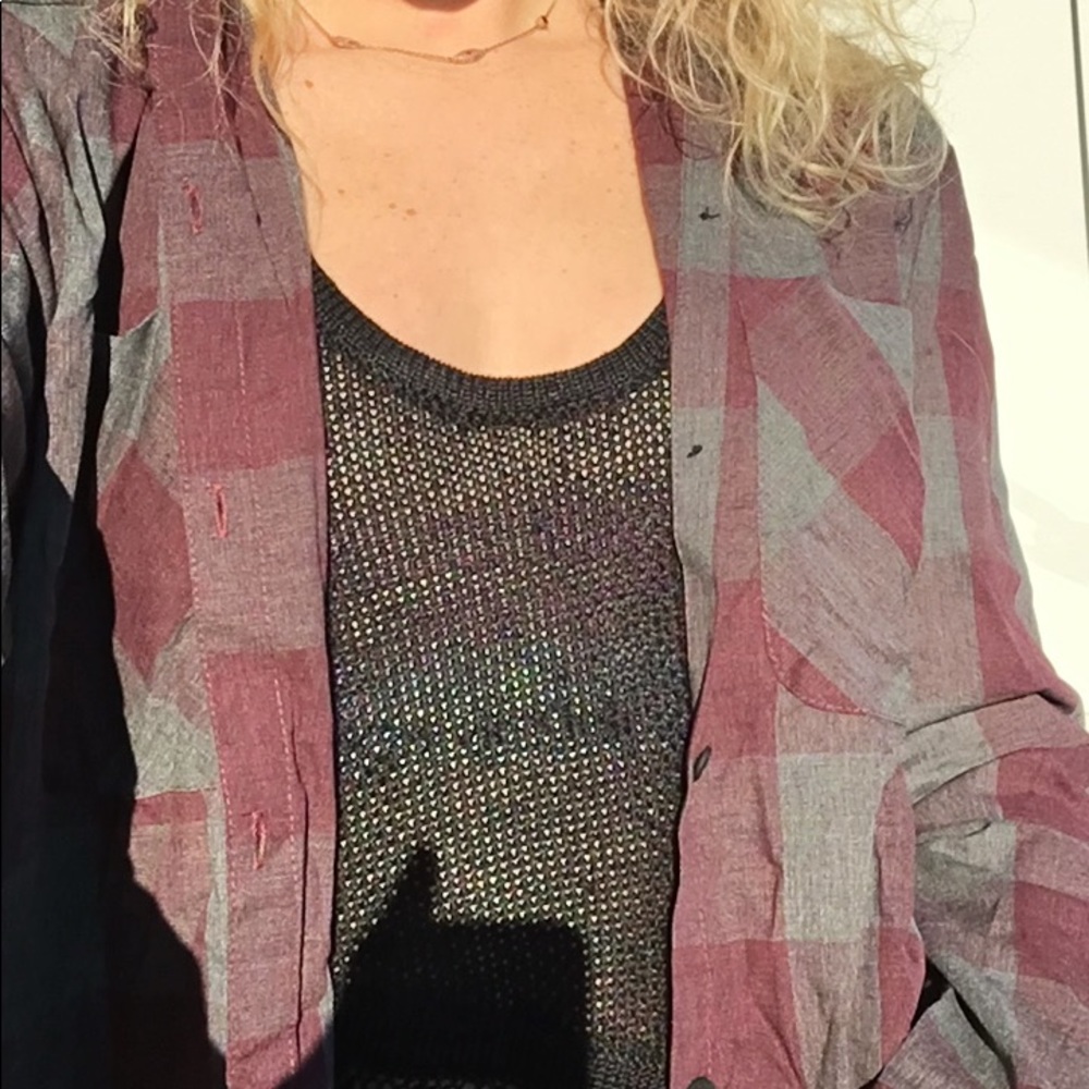 new w tags DKNY flannel