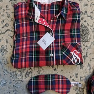 Victorias secret flannel Pj set