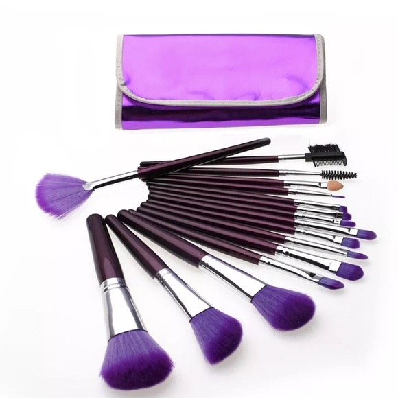 FINAL❗️16 piece Makeup Brush Set with Case - Picture 3 of 5