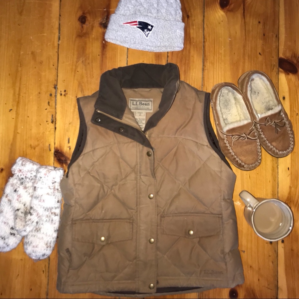 ❄️❄️LLBean Canvas Puffer Vest❄️❄️