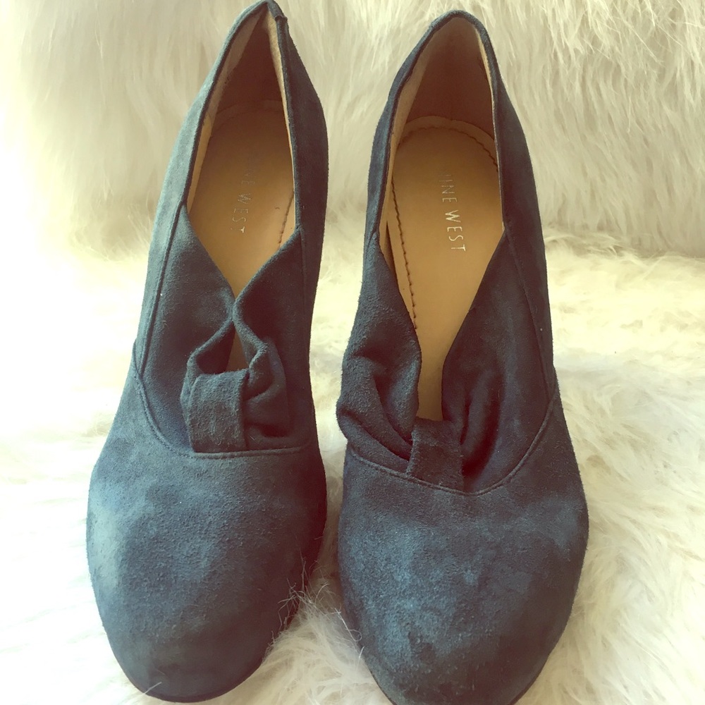 Blue suede shoes