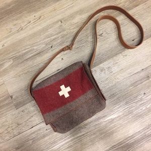 New Swiss Karlen Torbel Wool Crossbody Bag