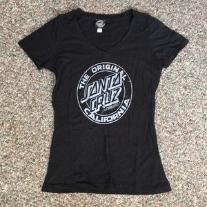 Santa Cruz black tee