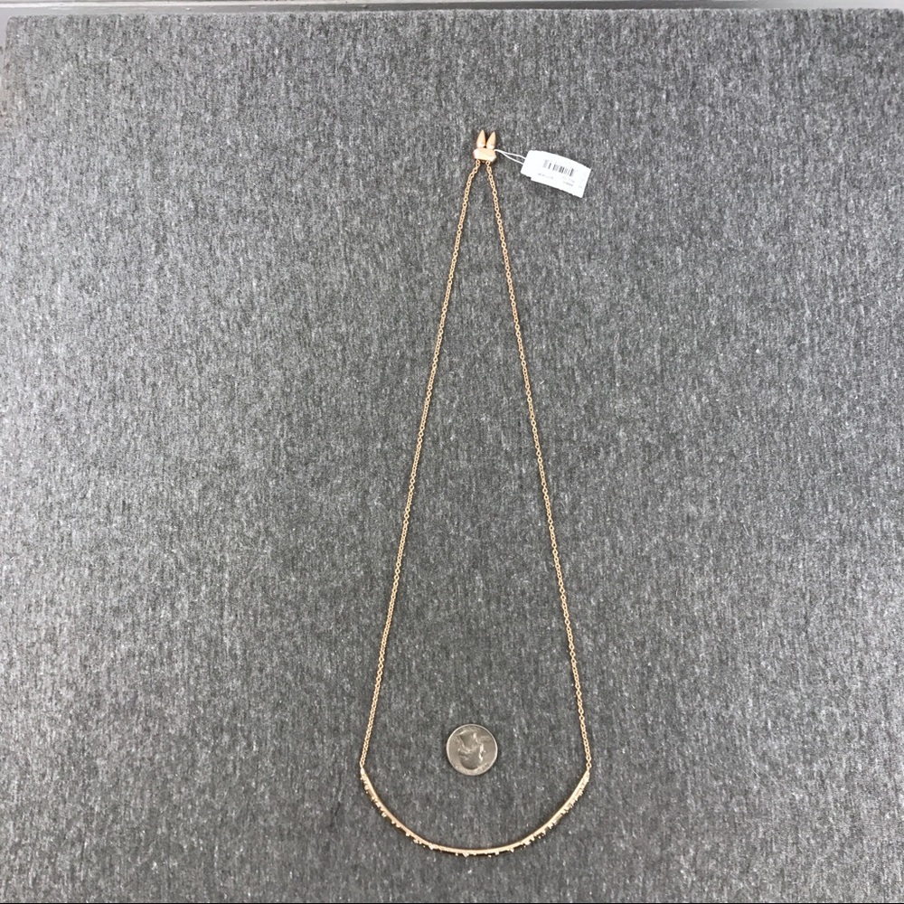 NWT Kendra Scott Amber Rose Gold Choker Necklace - Picture 4 of 6