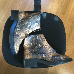 Zara Snake Print Boots