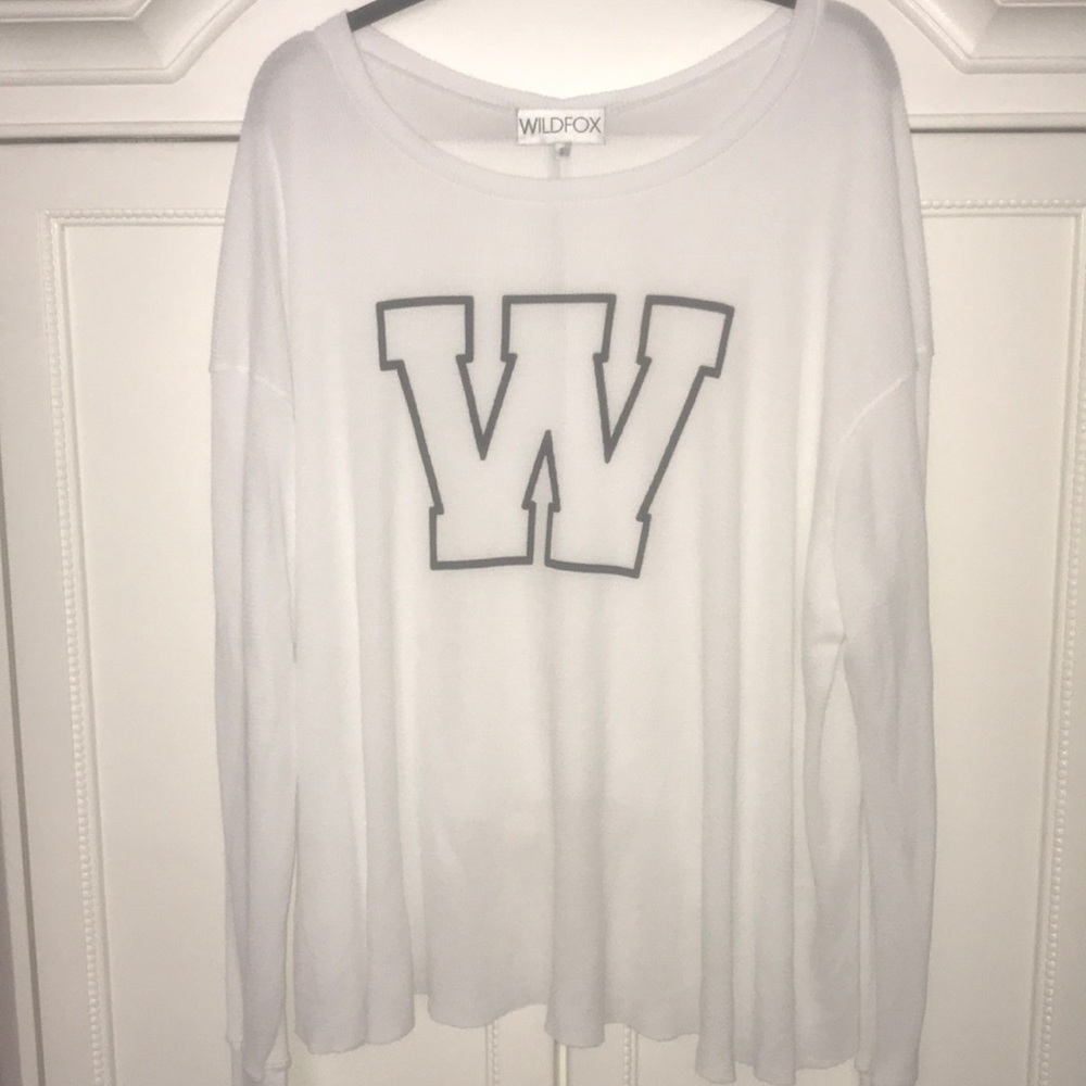 Wildfox W sweater.