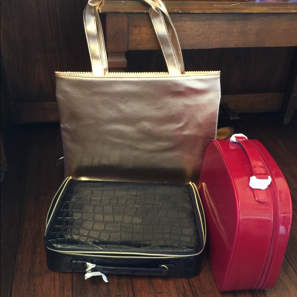 Cosmetic cases and bag