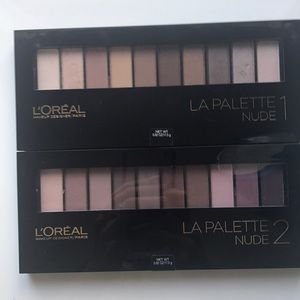 L'Oréal la palette nude 1&2