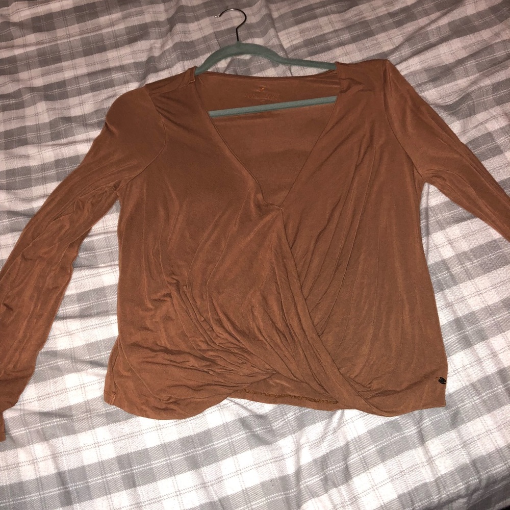 Brown top American Eagle