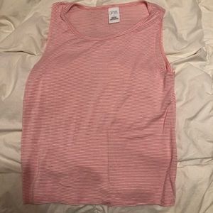 Pink stripe tank