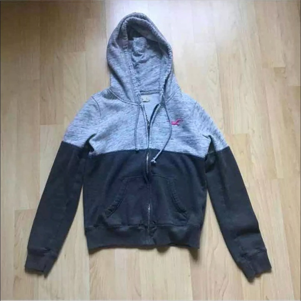 Hollister fleece hoodie jacket