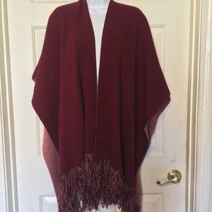 Kimono One size Reversible Burgundy/Pink