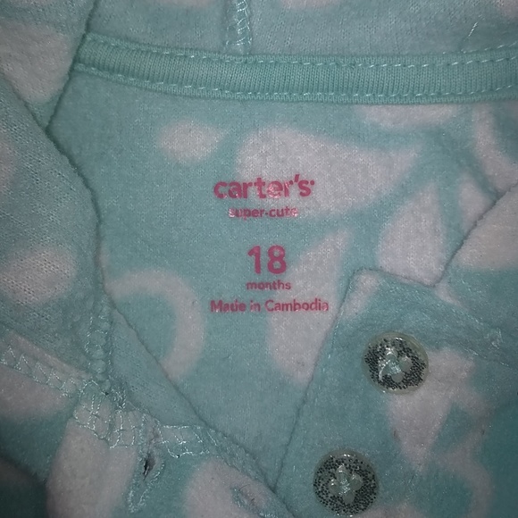 Carter's girls pullover with hoodie - Picture 3 of 3
