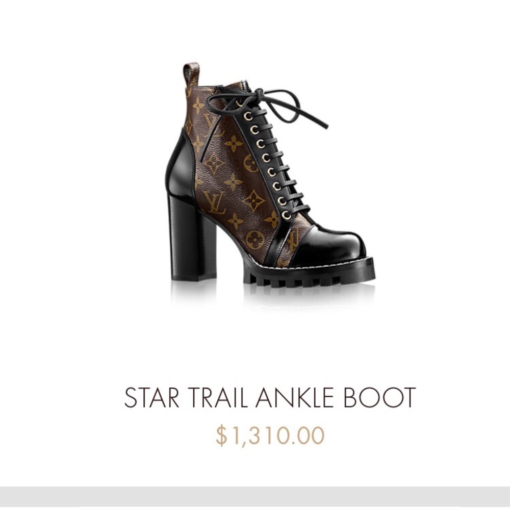 Louis Vuitton Star Trail Ankle Boots