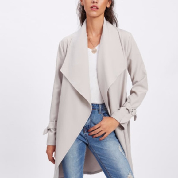 ❤️Jan Clearout/Belted Trench in Stone - Picture 2 of 5