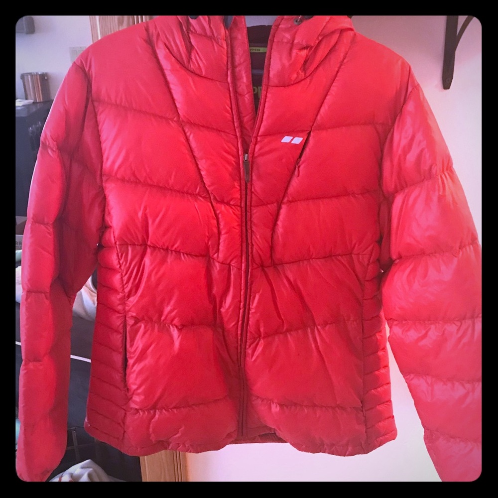 Koppen Women’s Down Coat bright red Size XL