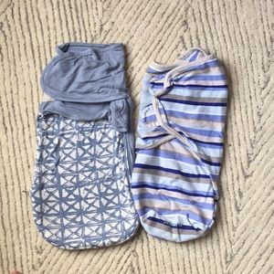 Two baby swaddles