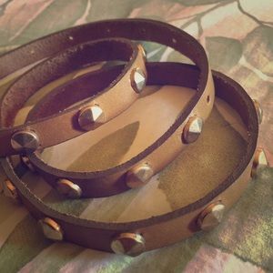 NWOT J.Crew studded leather belt