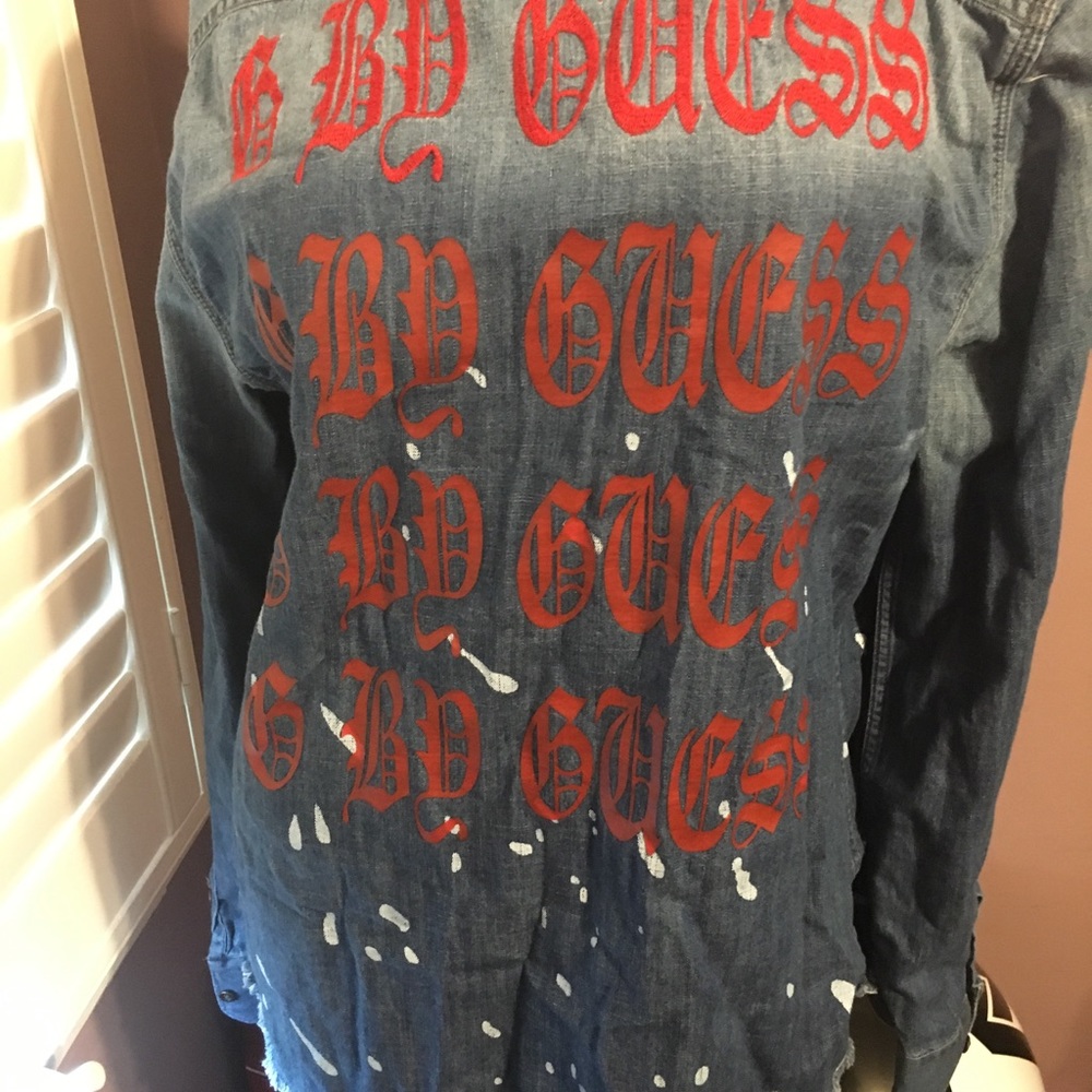 Guess denim shirt size M