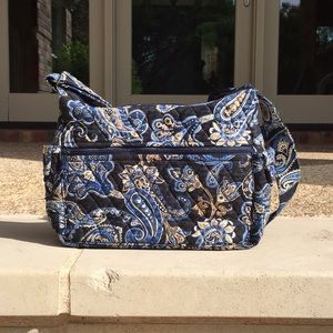 Vera Bradley Blue Adjustable Shoulder Bag