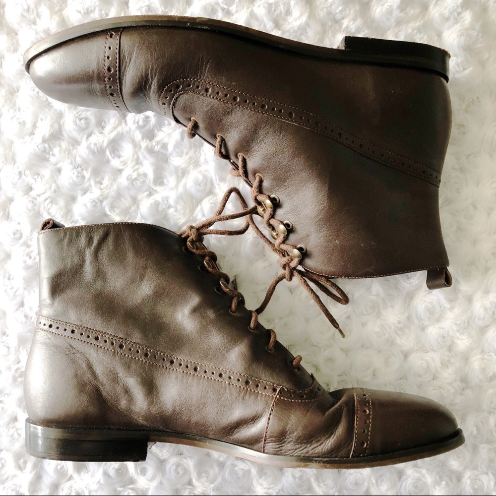 Nicole leather ankle boots